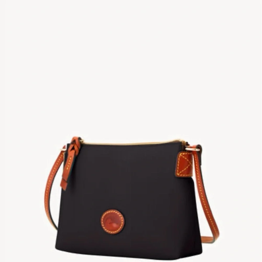 NWT Dooney & Bourke Black Crossbody Pouchette